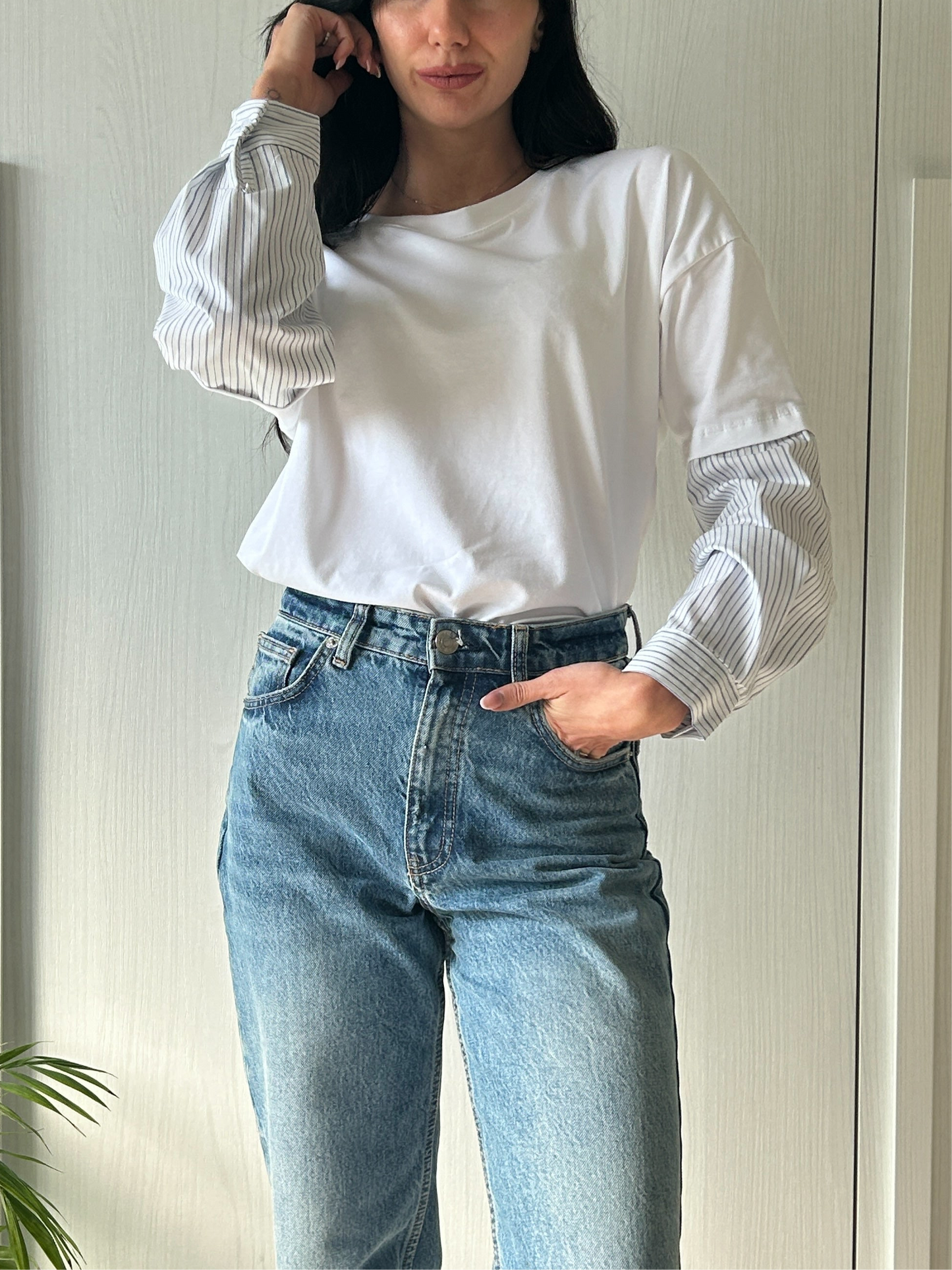 MAGLIA MANICA A CAMICIA