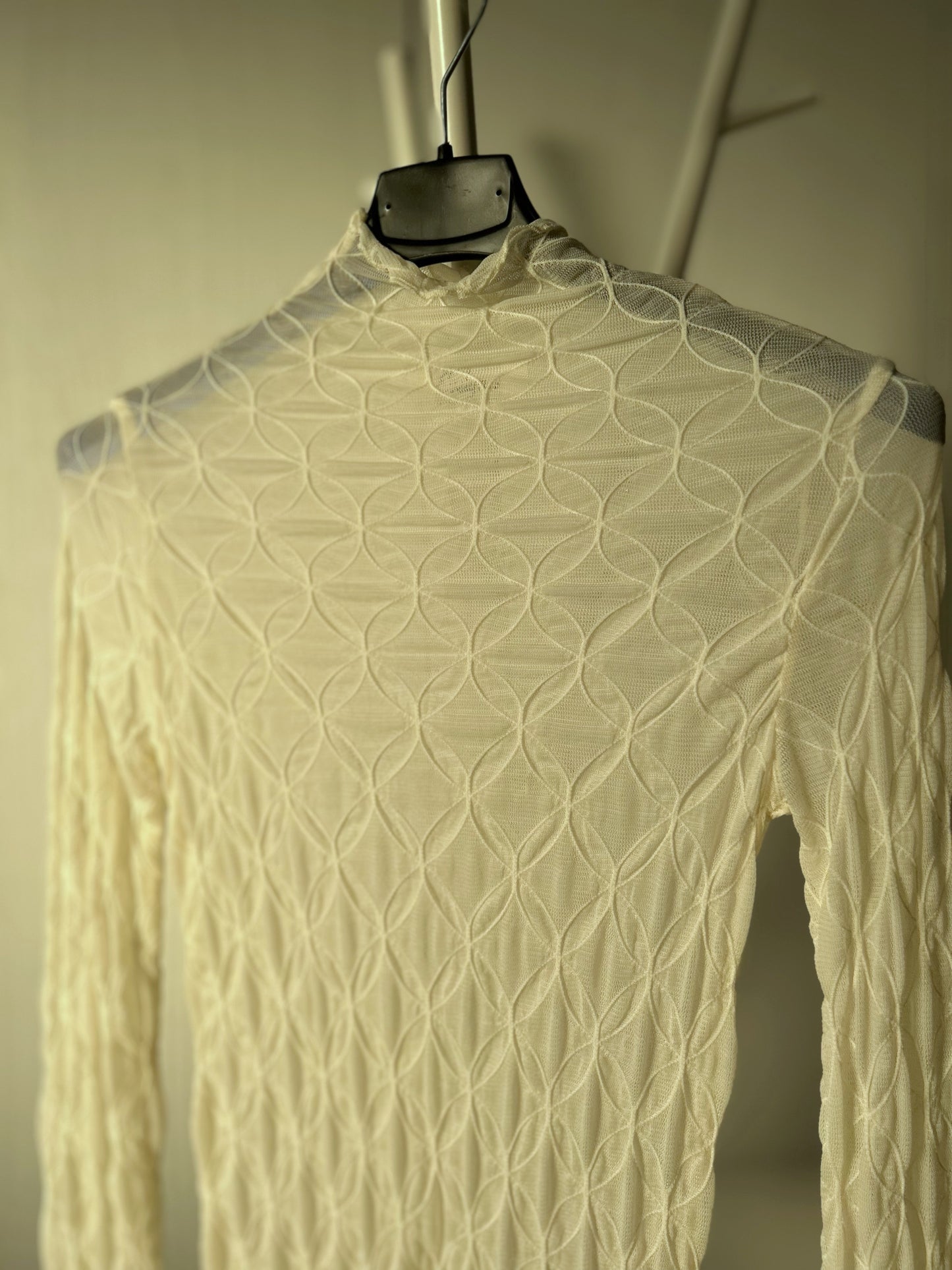 MAGLIA VELATA CREMA
