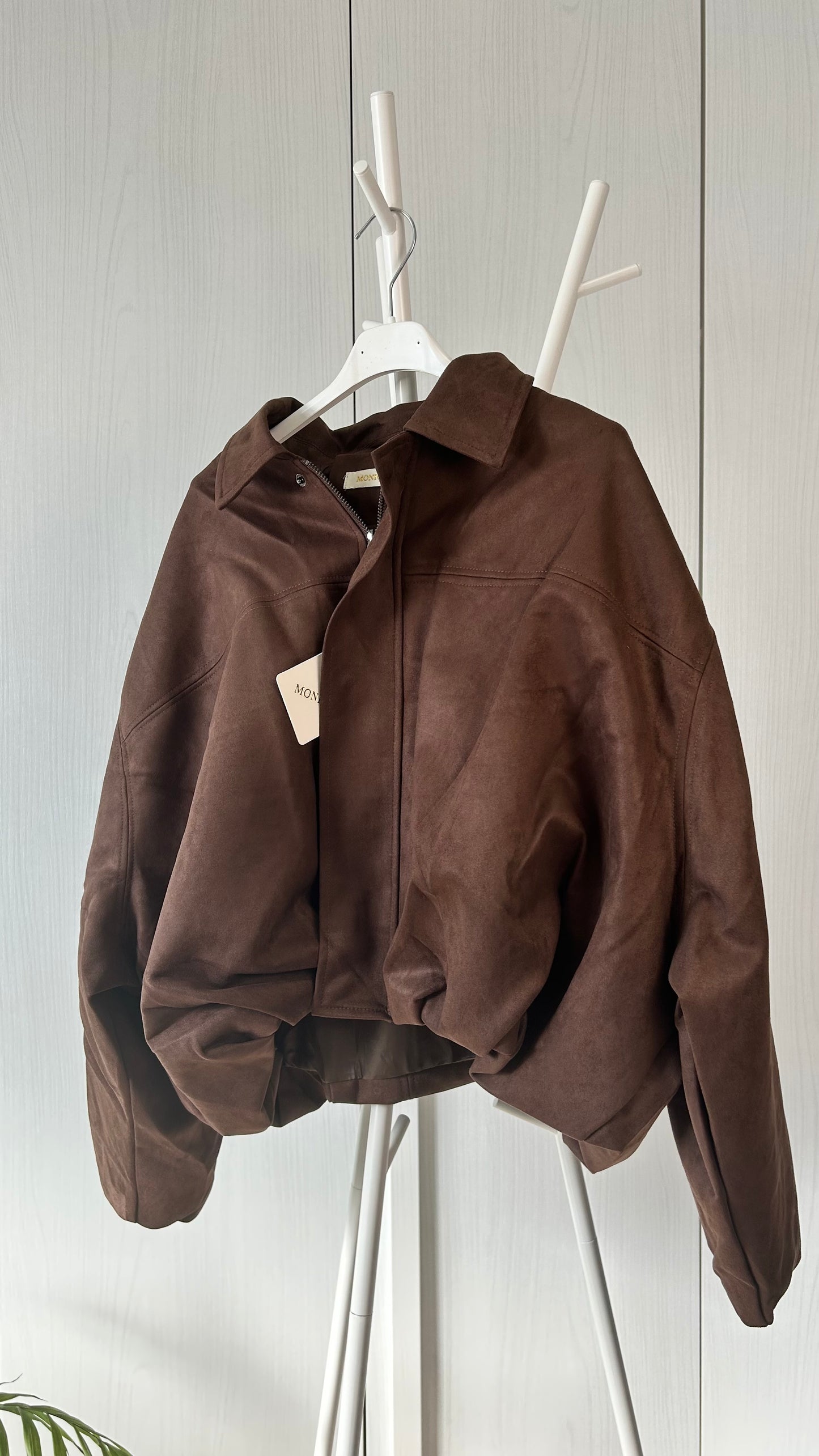 BOMBER SUEDE