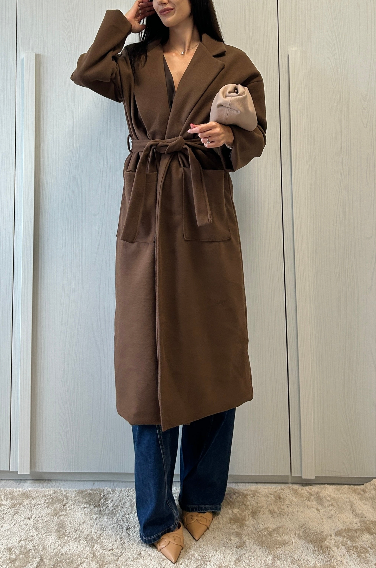 CAPPOTTO MARRONE CIOCCOLATO