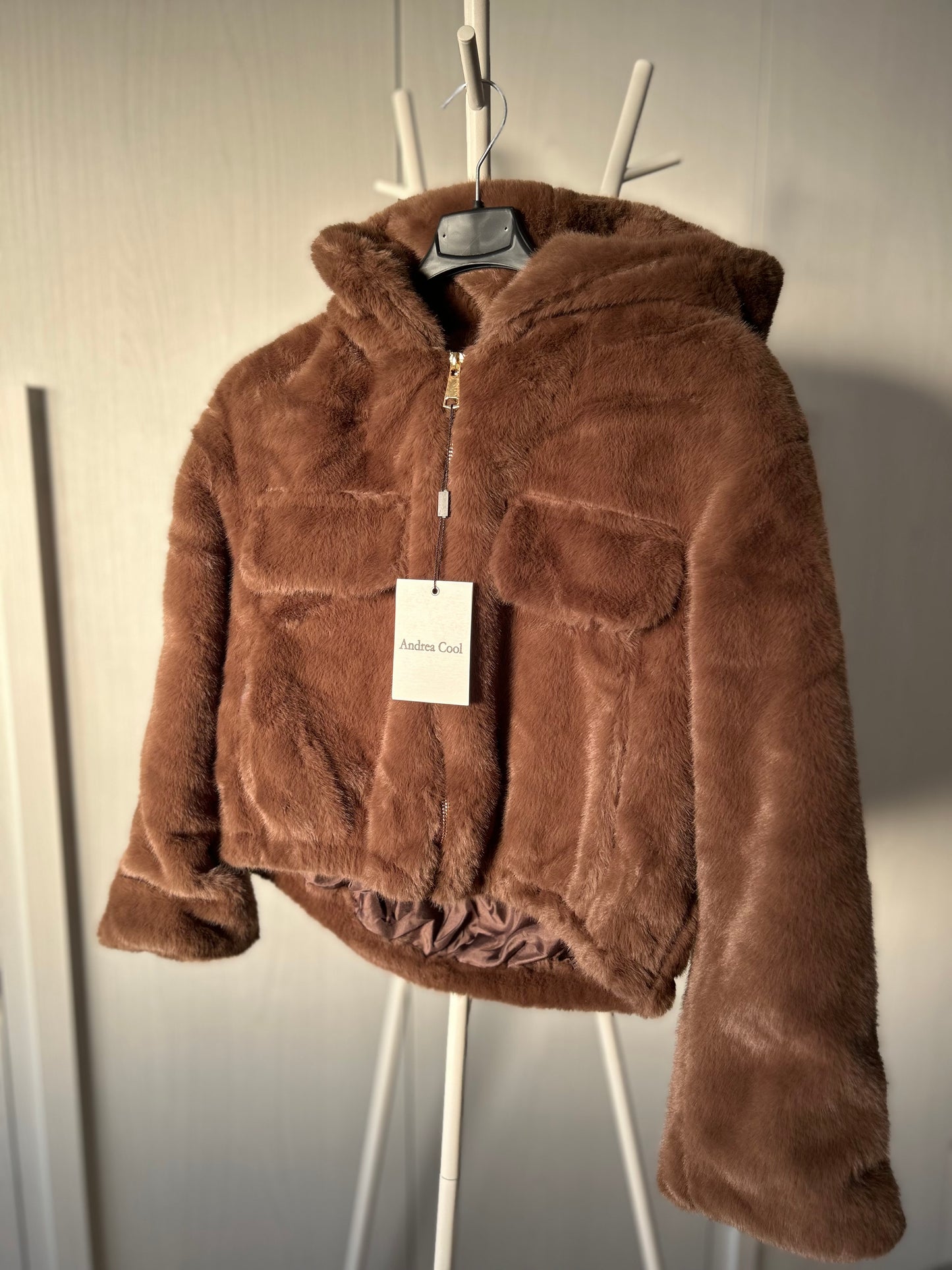 ECO PELLICCIA MARRONE