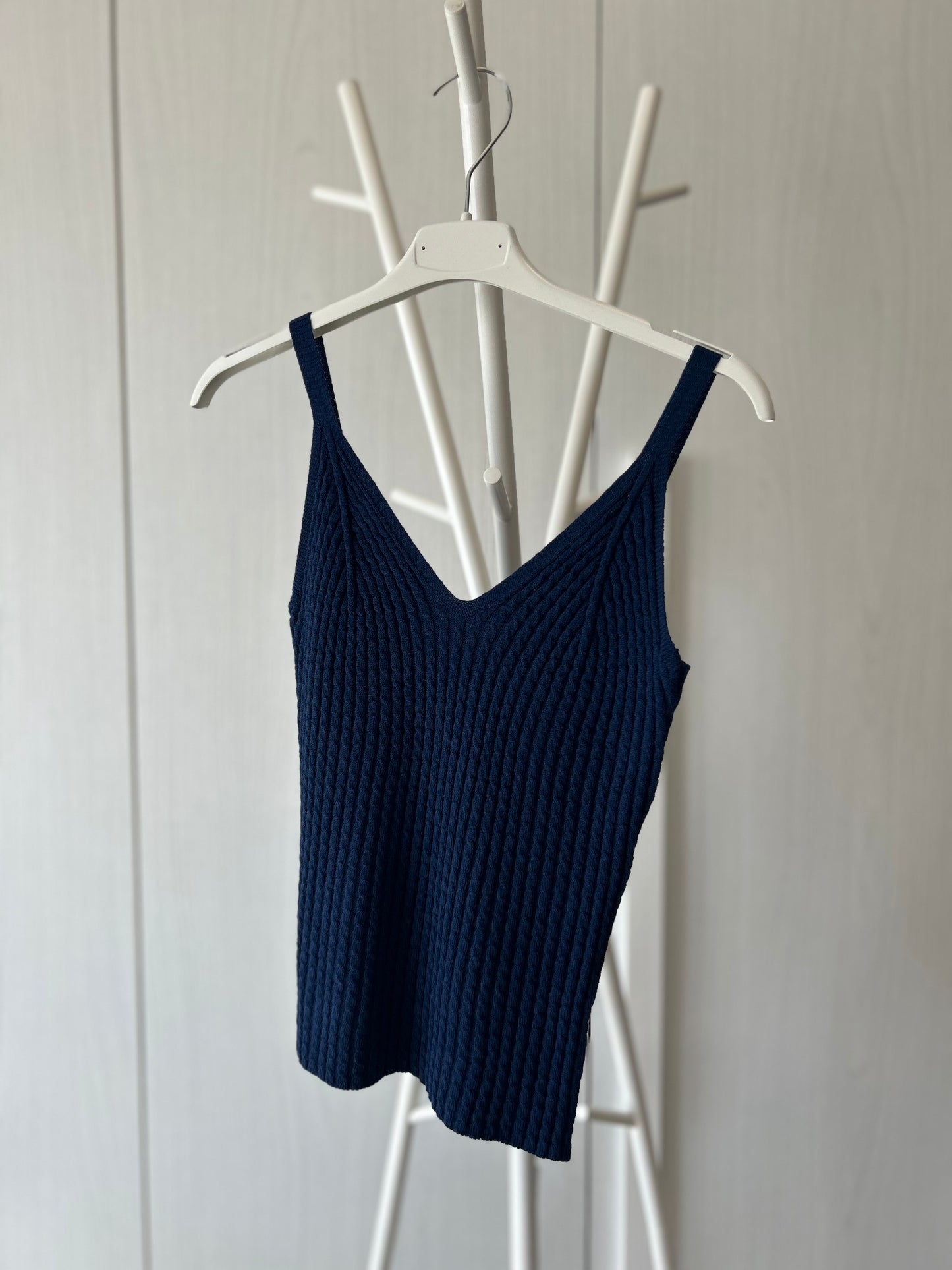 CANOTTA IN MAGLIA LAVORATA