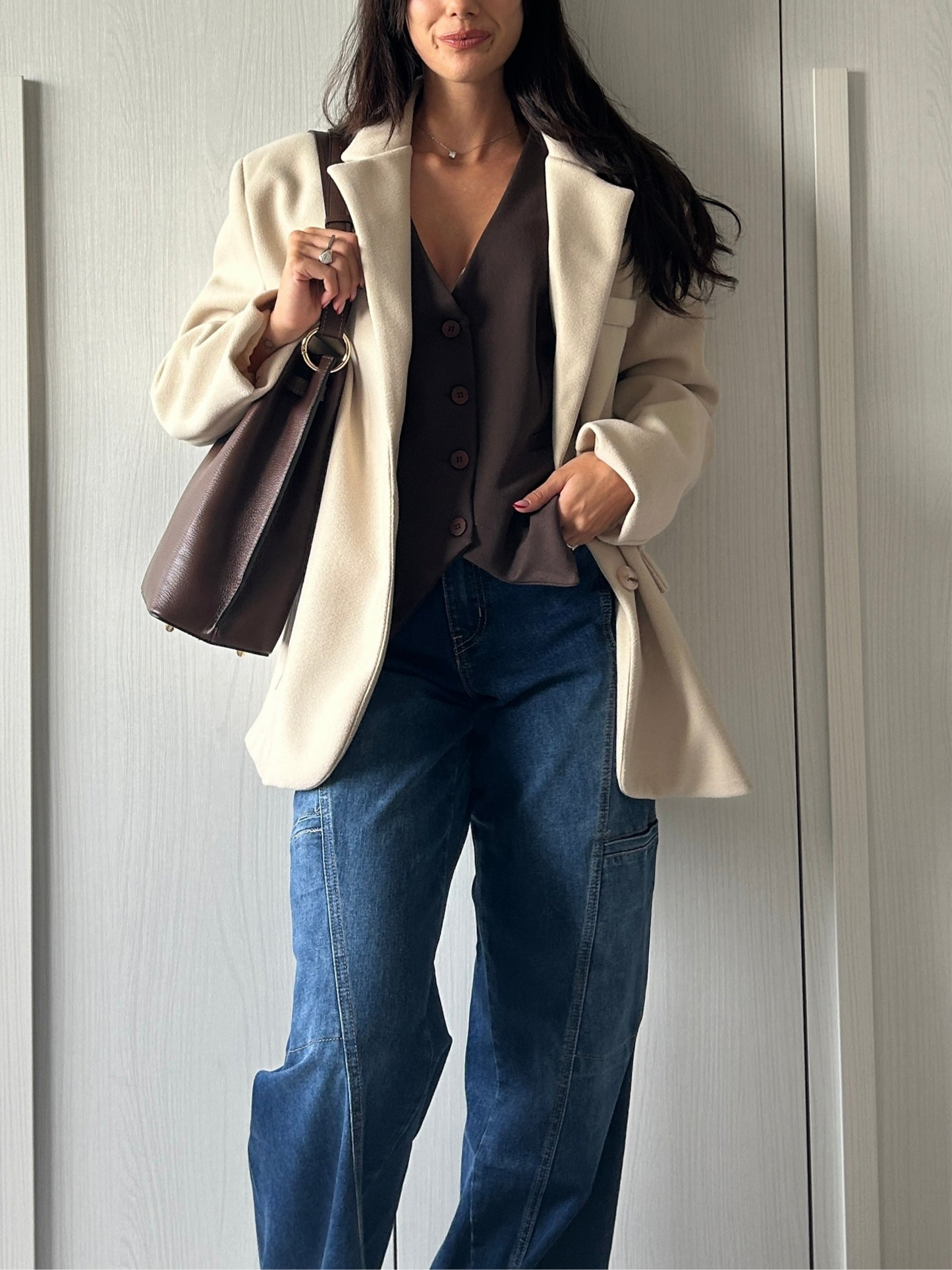 GIACCA BLAZER CREMA