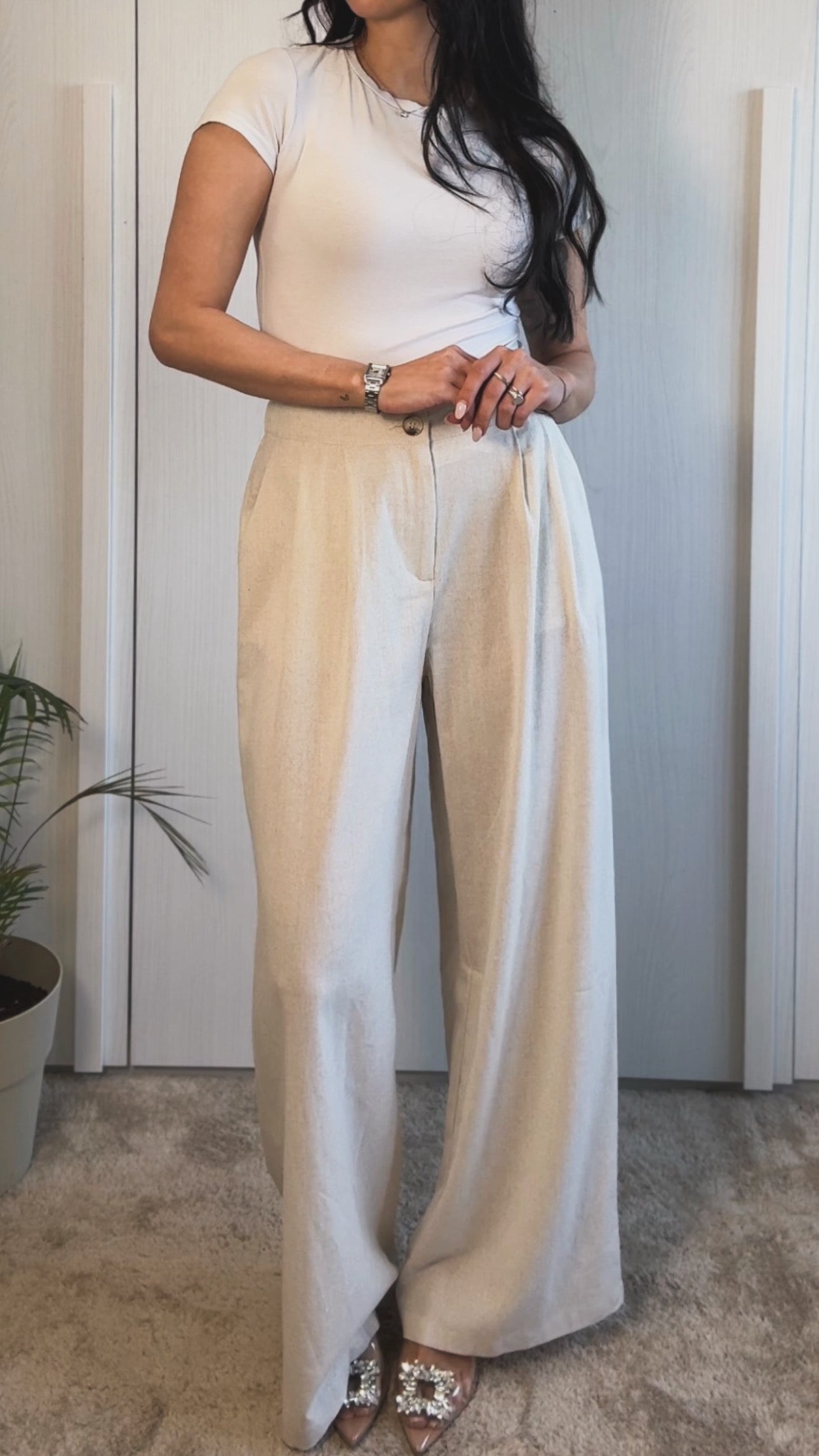 PANTALONE “ESSENTIAL LINEN”
