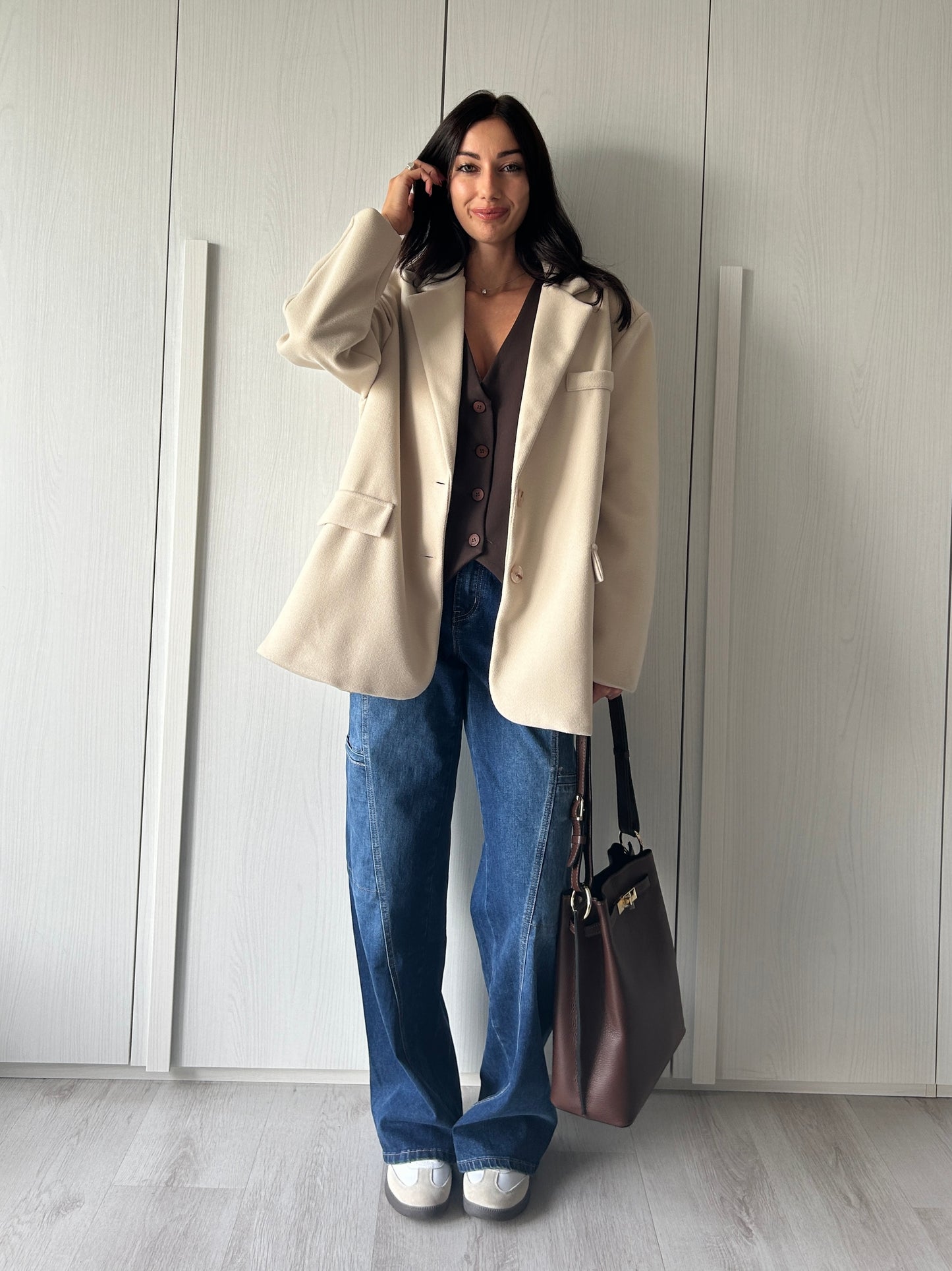 GIACCA BLAZER CREMA