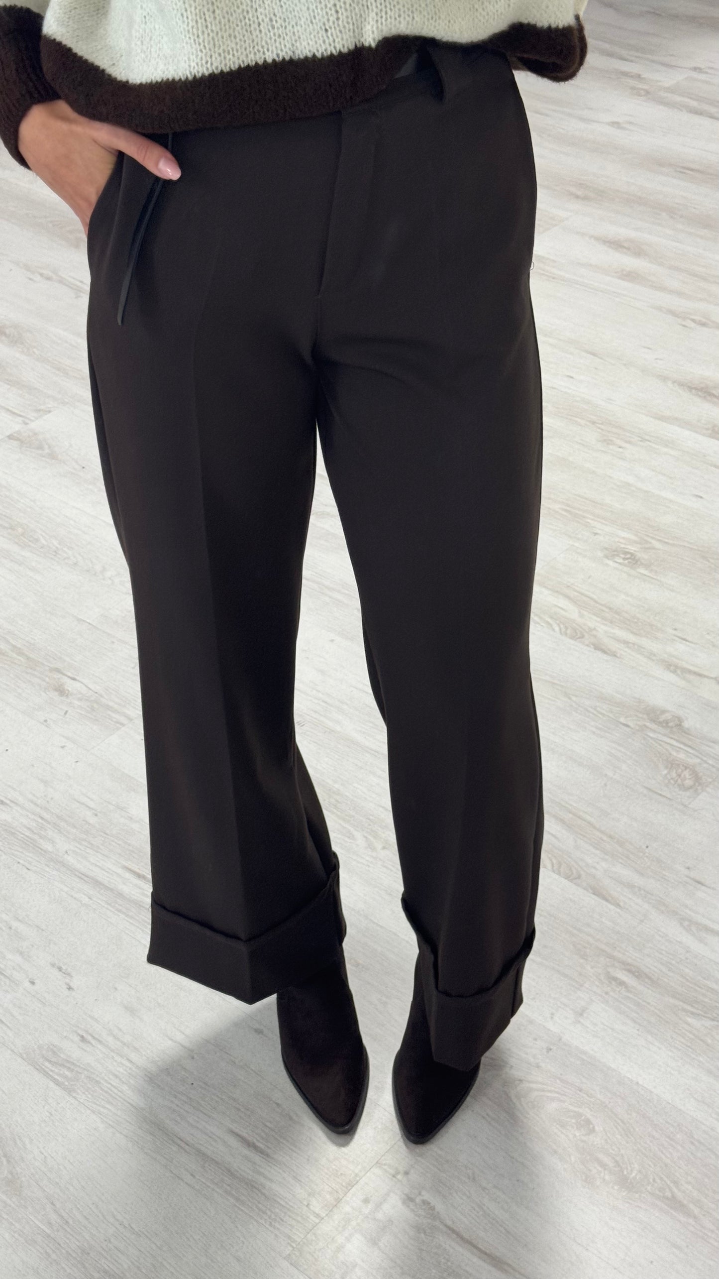 PANTALONE SARTORIALE CHOCO