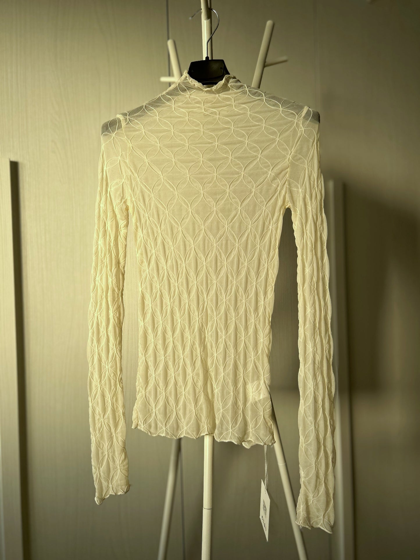 MAGLIA VELATA CREMA