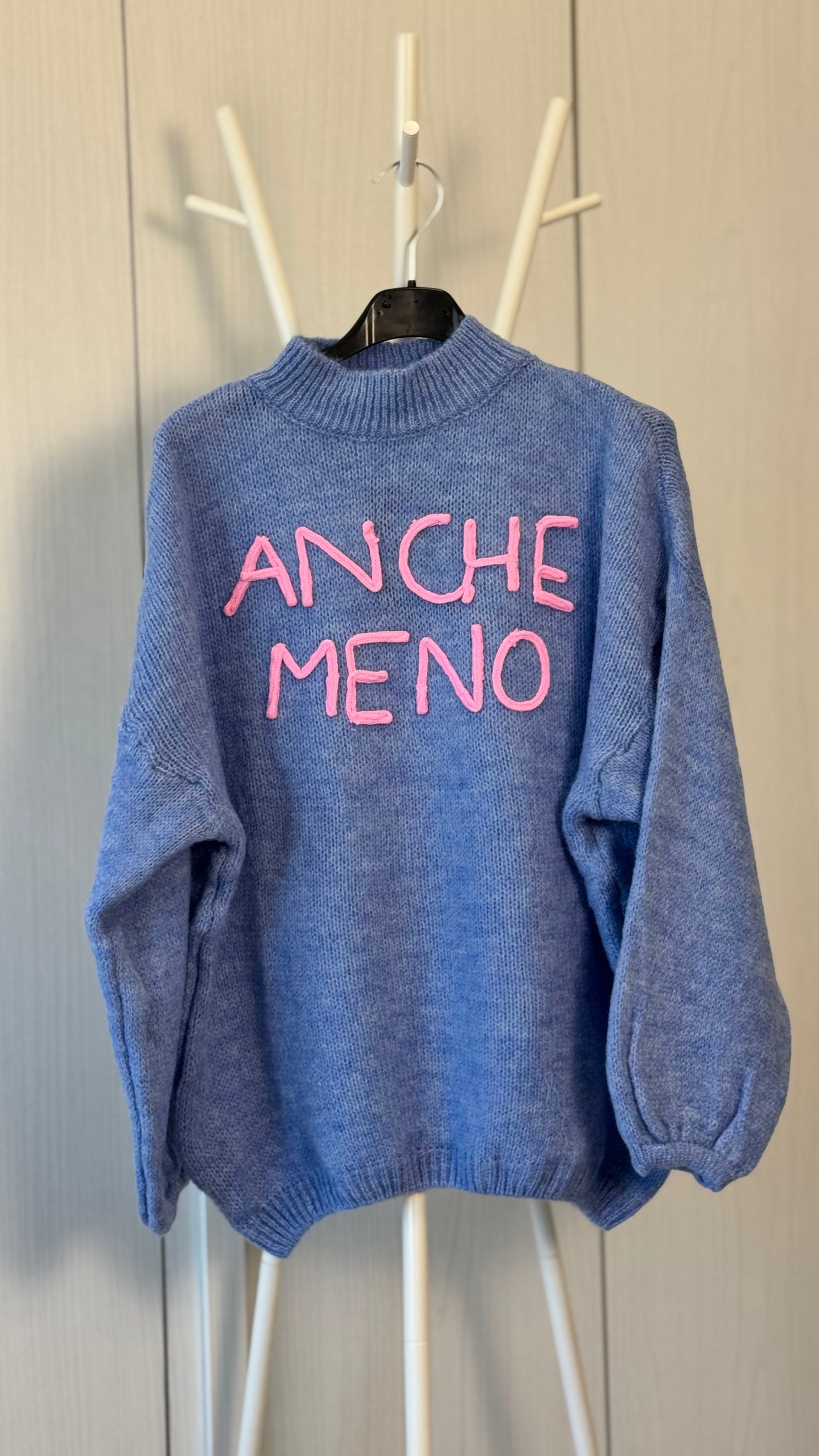 MAGLIONE “ANCHE MENO”