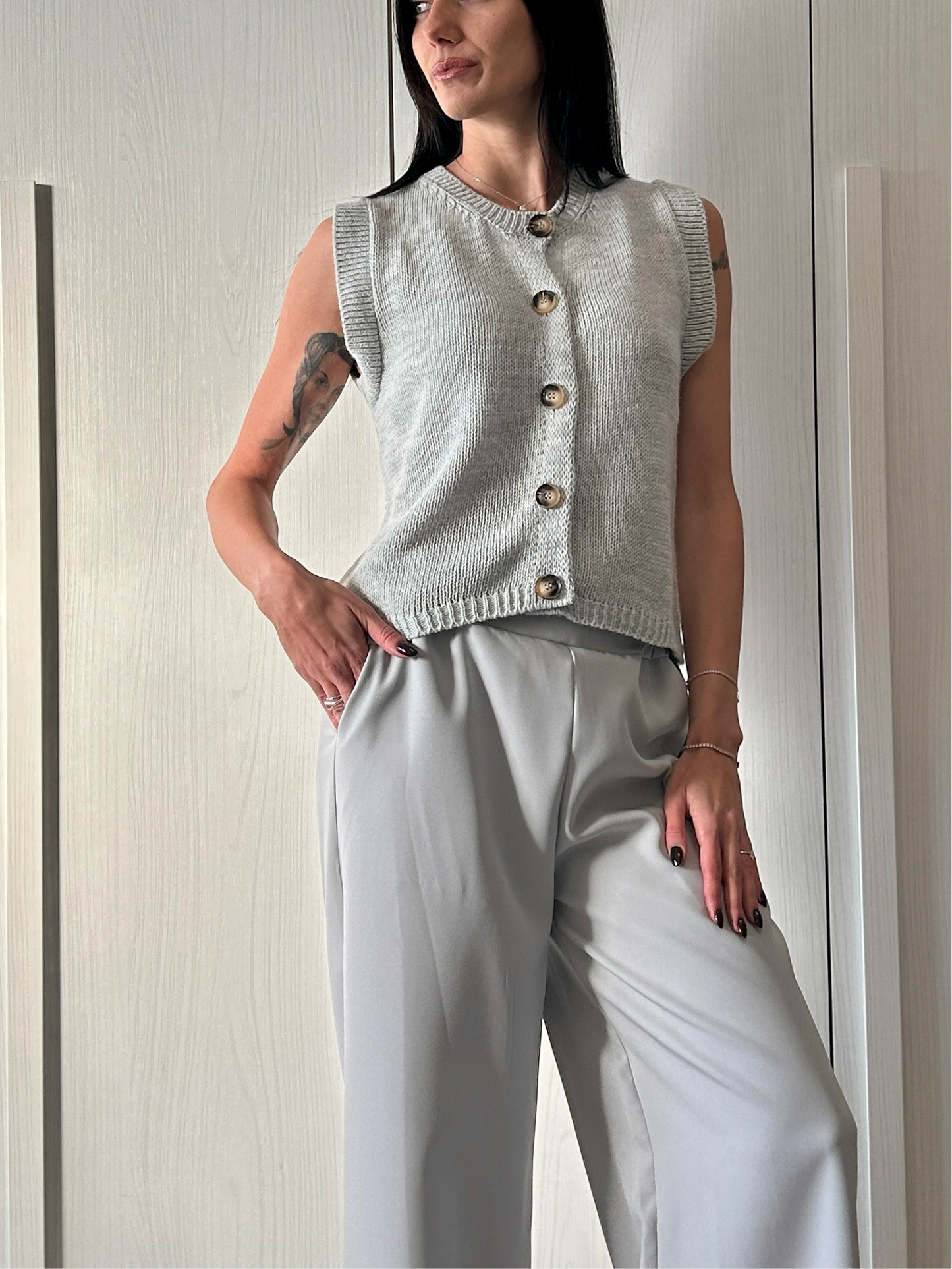 GILET IN MAGLIA