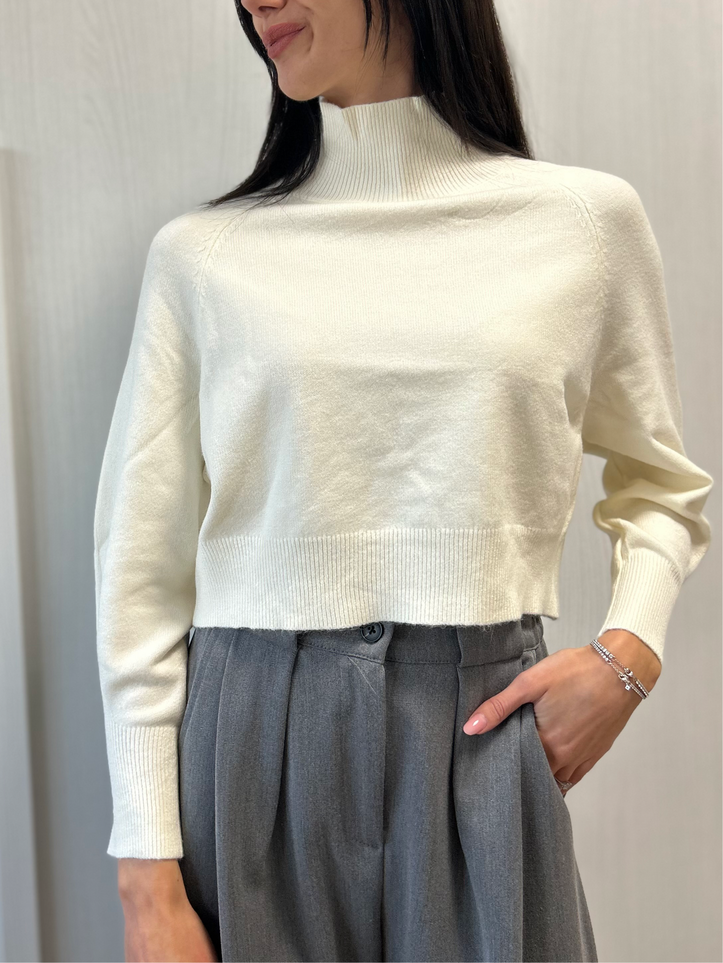 MAGLIONE MEZZO COLLO