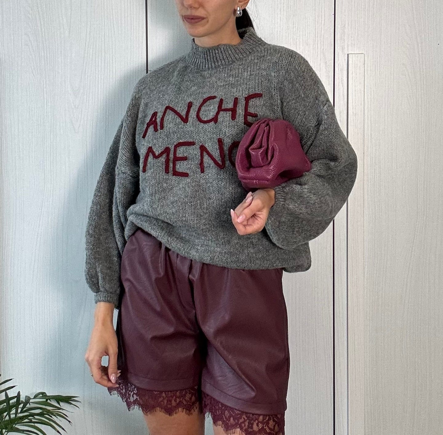 MAGLIONE “ANCHE MENO”