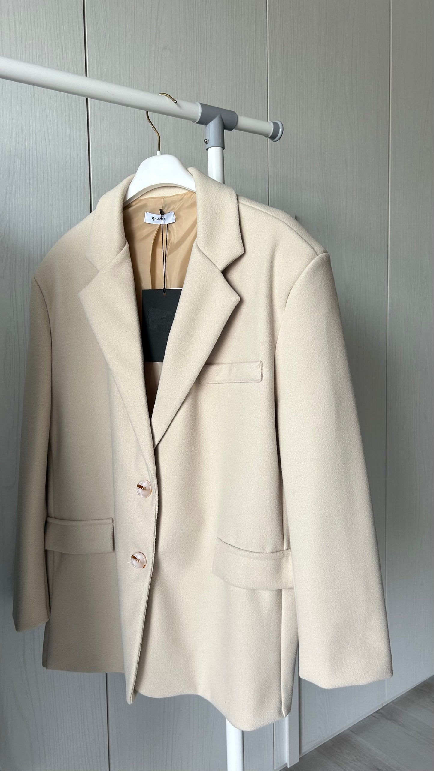 GIACCA BLAZER CREMA