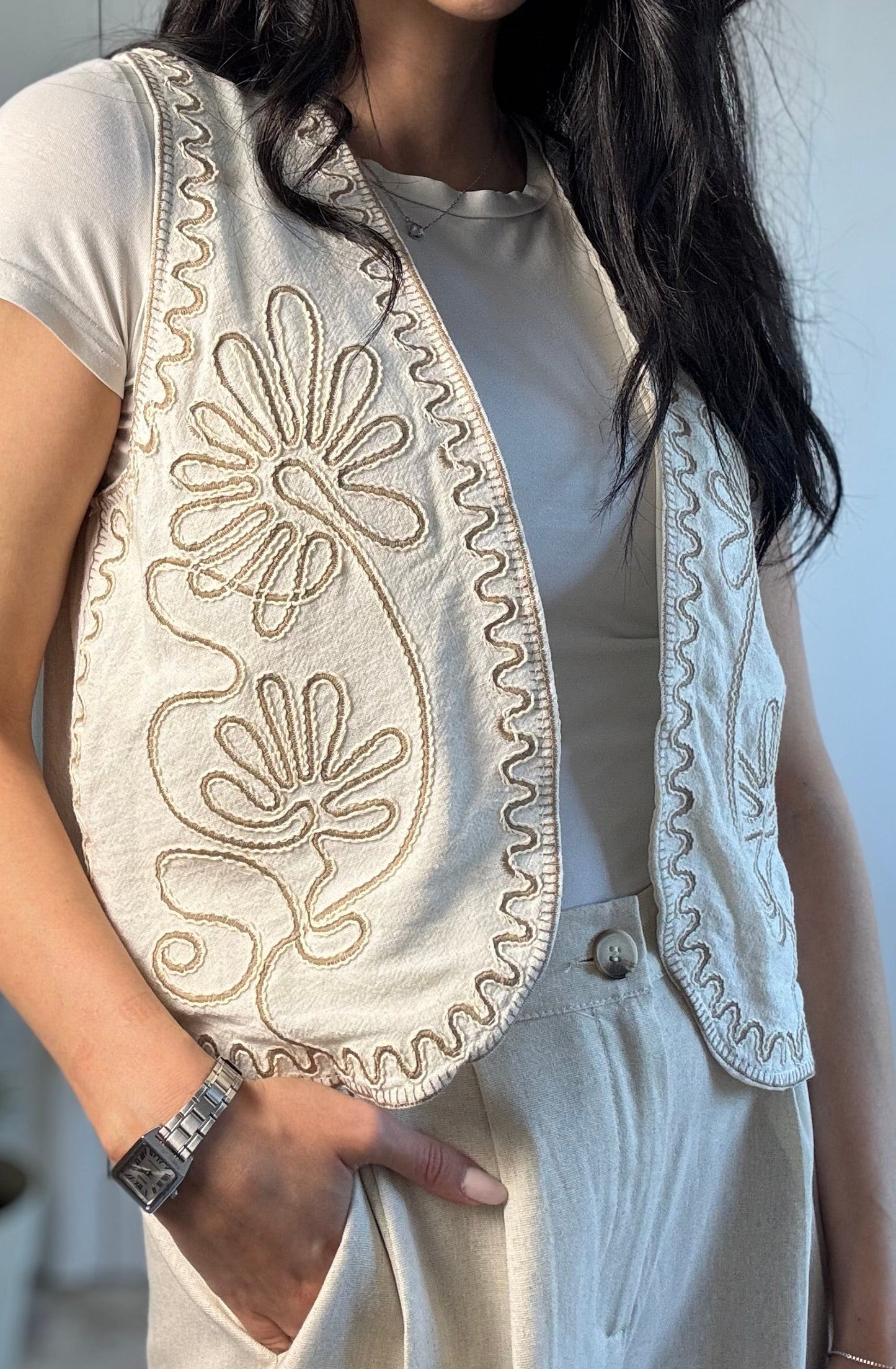 GILET “RICAMO”
