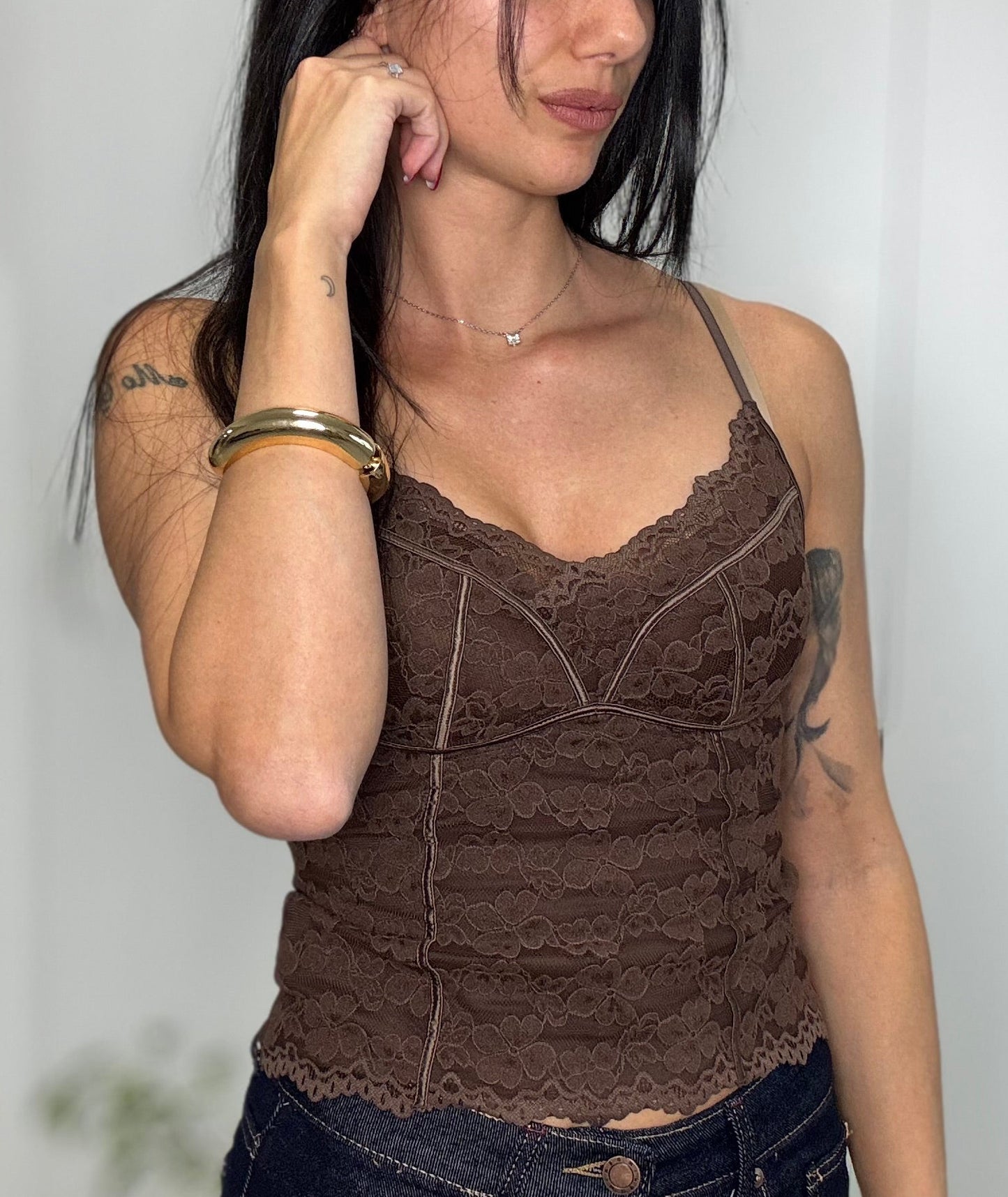 BRALETTE ‘CACAO LACE’
