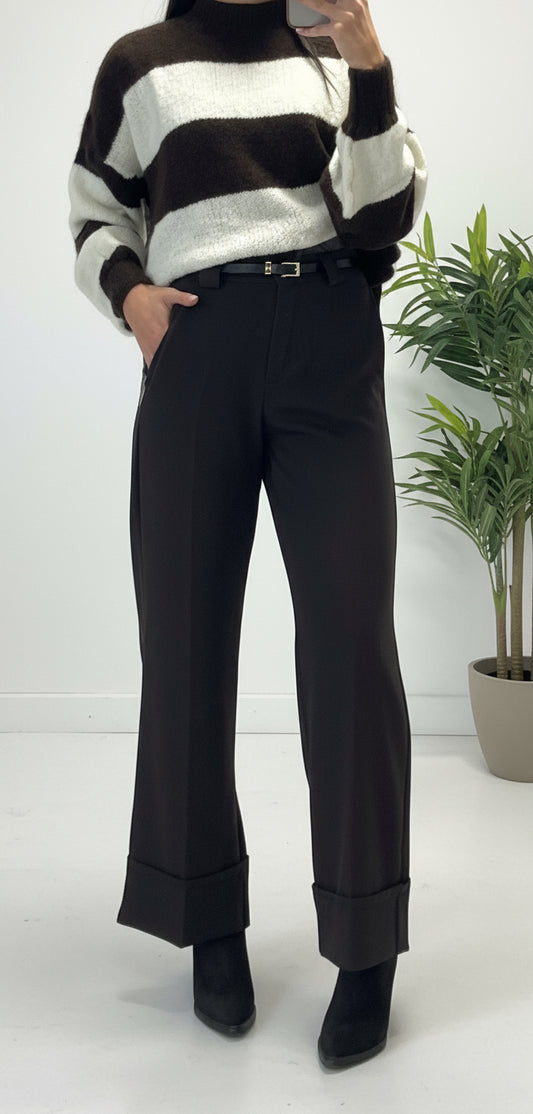 PANTALONE SARTORIALE CHOCO