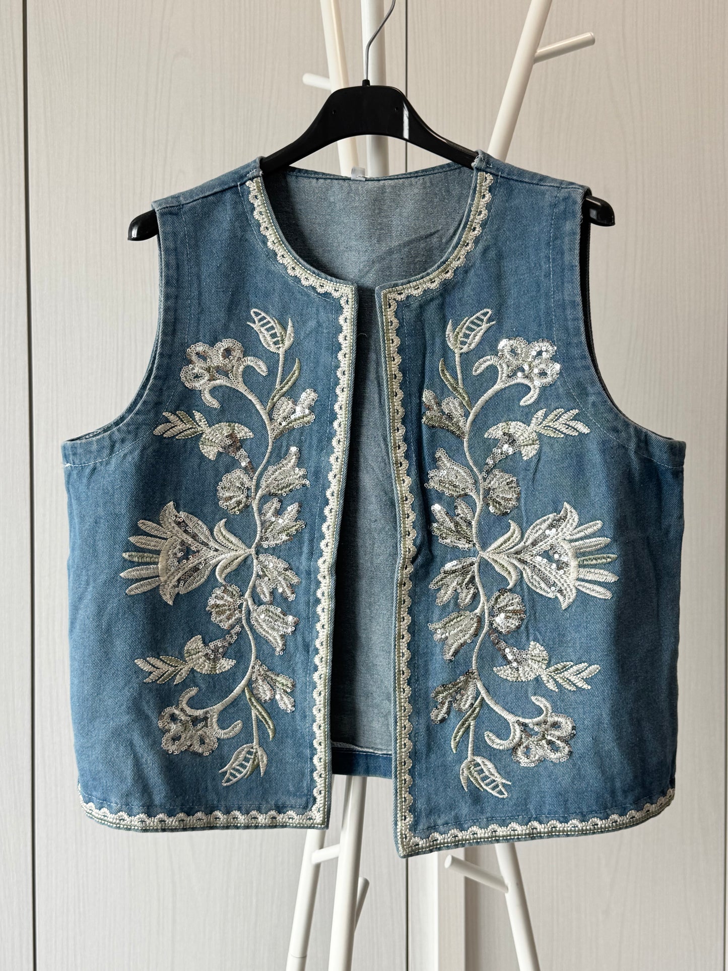 GILET DENIM “LUMIÈRE”