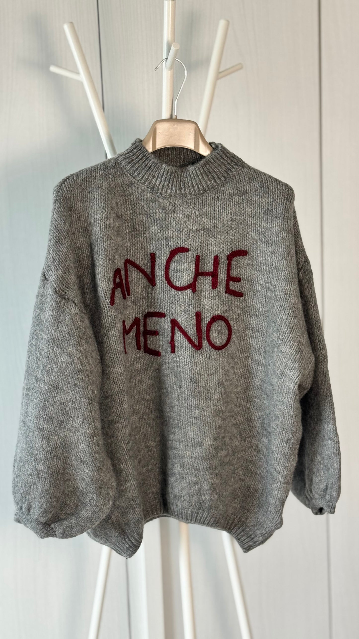MAGLIONE “ANCHE MENO”