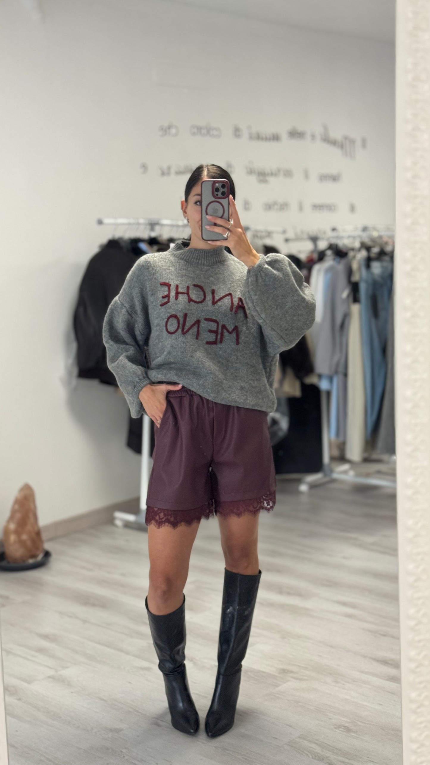 MAGLIONE “ANCHE MENO”