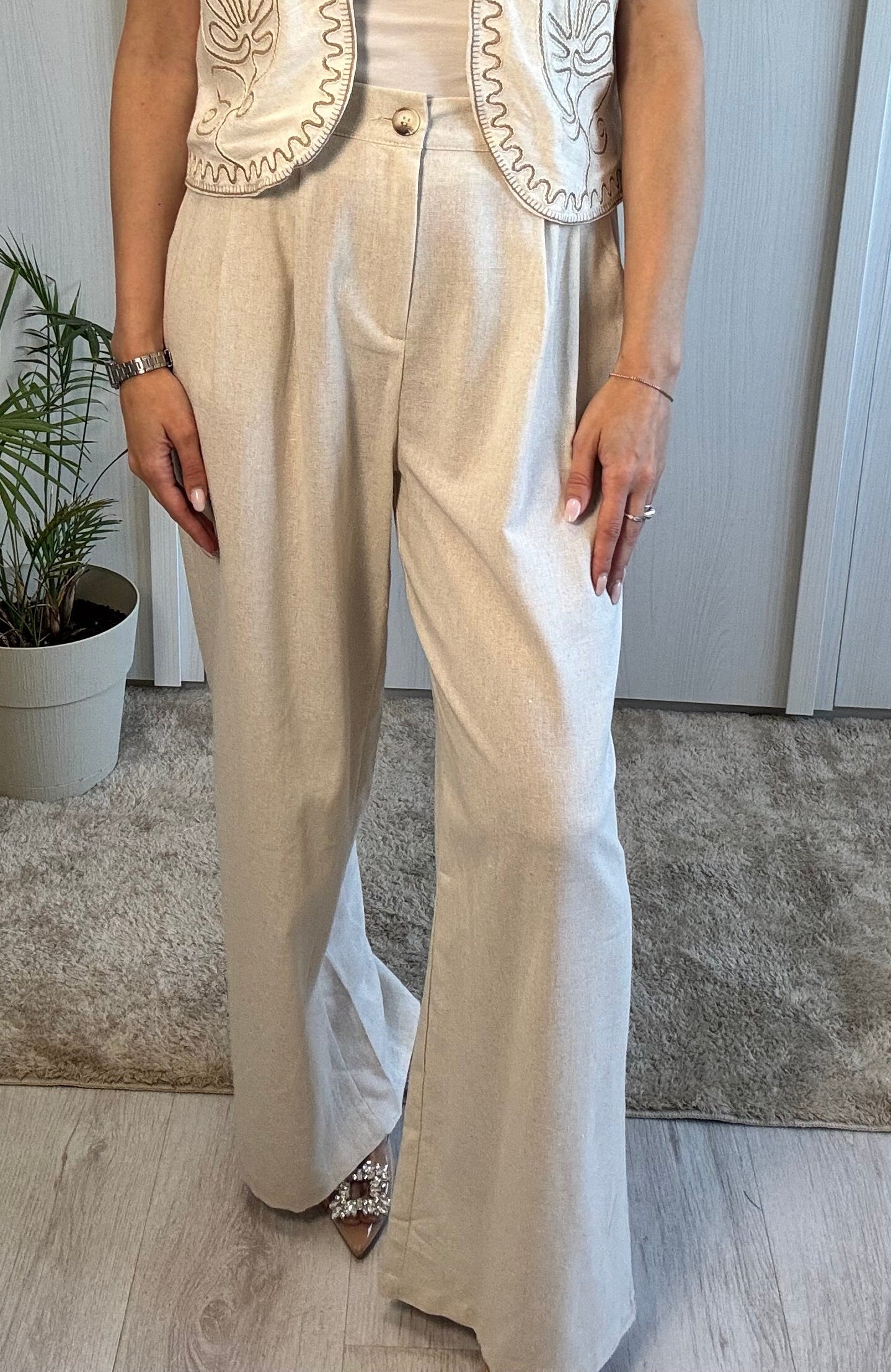 PANTALONE “ESSENTIAL LINEN”