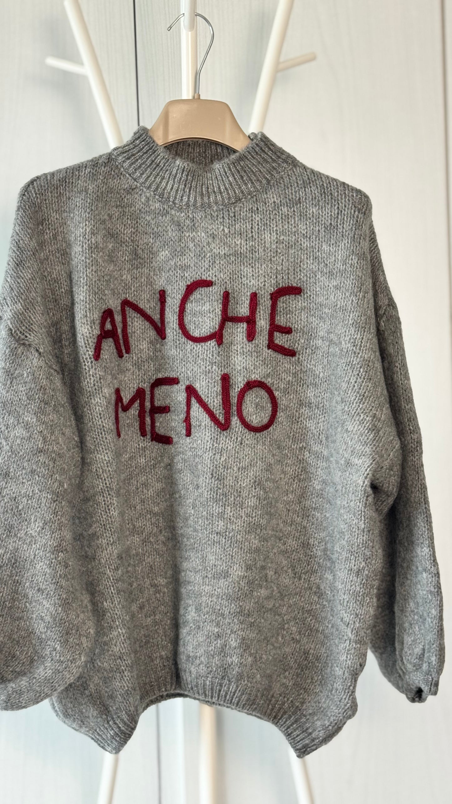 MAGLIONE “ANCHE MENO”